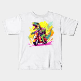 dino rider Kids T-Shirt